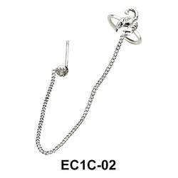 Ear Cuff Scorpion Chain EC1C-02